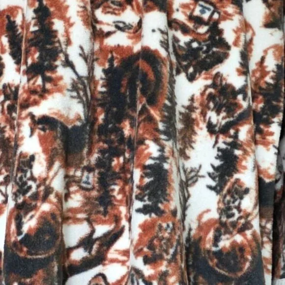 COLUMBIA ( 3X ) BENTON SPRINGS Fleece/Off White Cropped Pullover - Picture 8 of 8